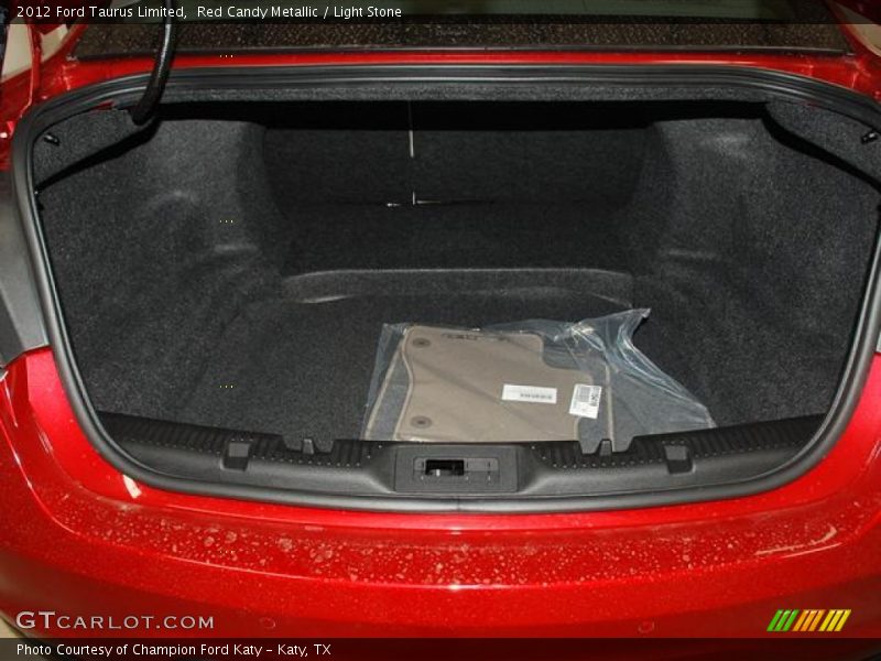 Red Candy Metallic / Light Stone 2012 Ford Taurus Limited
