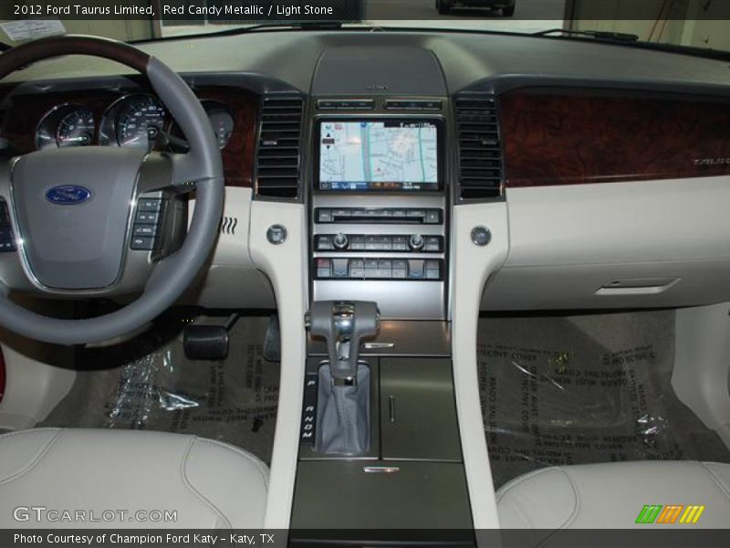 Red Candy Metallic / Light Stone 2012 Ford Taurus Limited