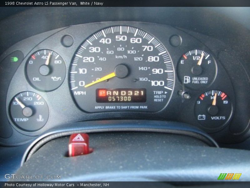  1998 Astro LS Passenger Van LS Passenger Van Gauges