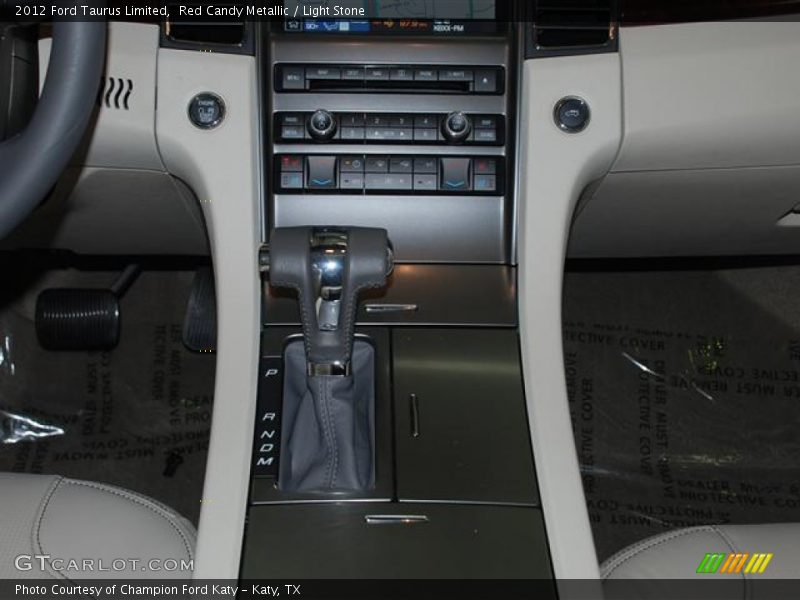 Red Candy Metallic / Light Stone 2012 Ford Taurus Limited