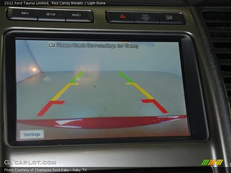 Red Candy Metallic / Light Stone 2012 Ford Taurus Limited
