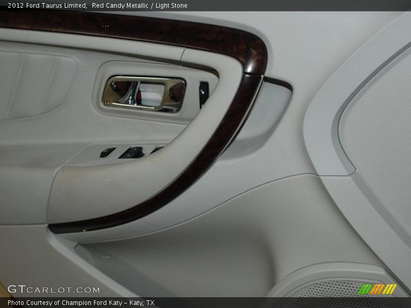 Red Candy Metallic / Light Stone 2012 Ford Taurus Limited
