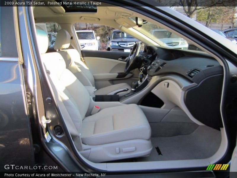 Polished Metal Metallic / Taupe 2009 Acura TSX Sedan