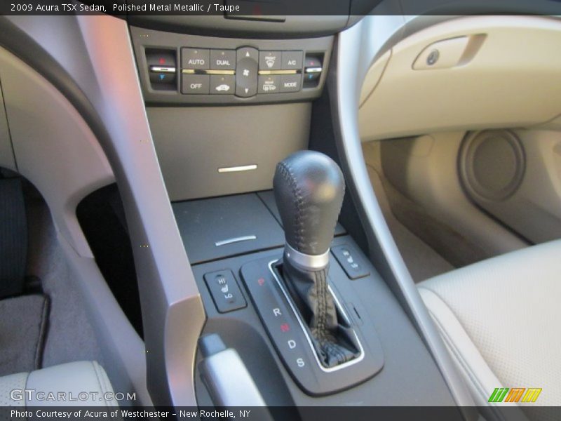 Polished Metal Metallic / Taupe 2009 Acura TSX Sedan