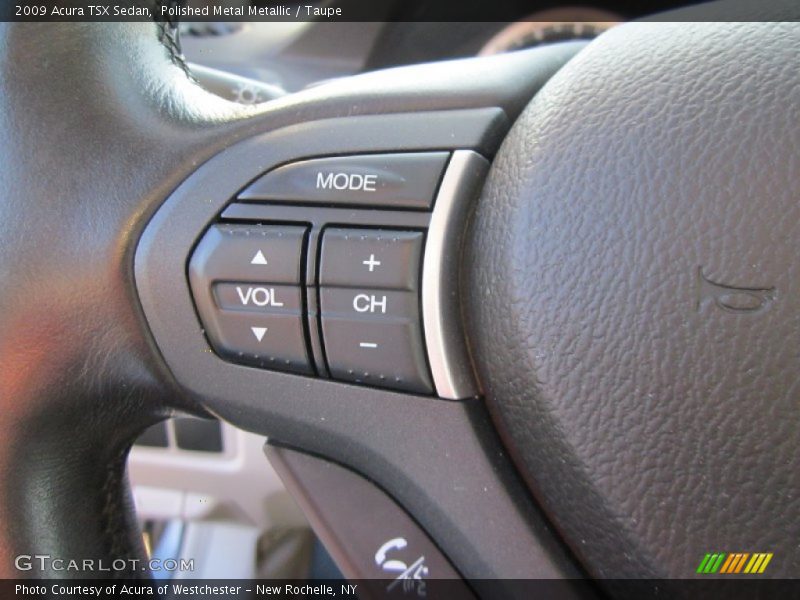Polished Metal Metallic / Taupe 2009 Acura TSX Sedan