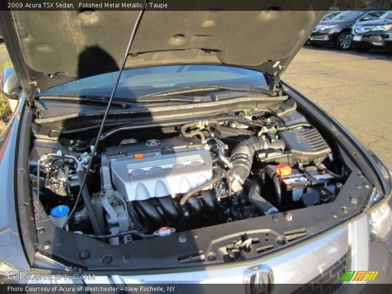 Polished Metal Metallic / Taupe 2009 Acura TSX Sedan