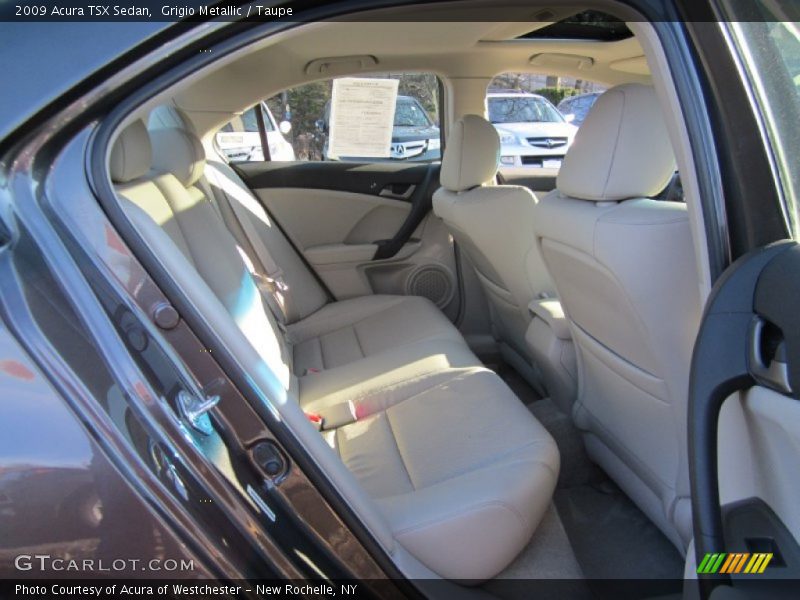Grigio Metallic / Taupe 2009 Acura TSX Sedan