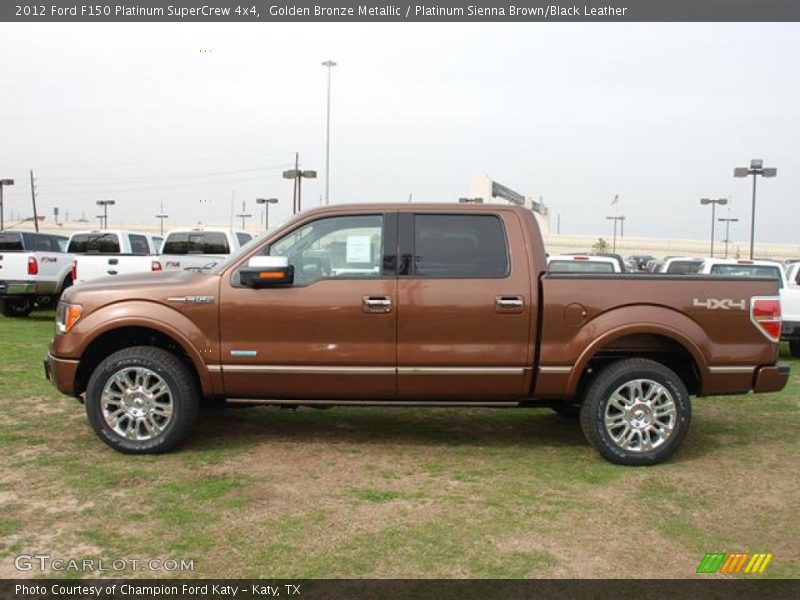  2012 F150 Platinum SuperCrew 4x4 Golden Bronze Metallic