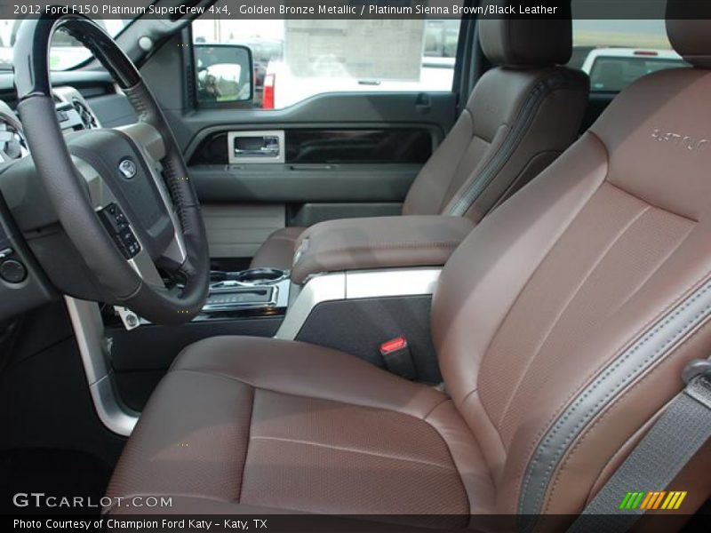  2012 F150 Platinum SuperCrew 4x4 Platinum Sienna Brown/Black Leather Interior