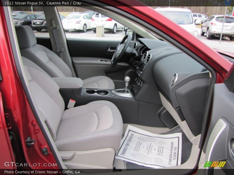 Cayenne Red / Gray 2012 Nissan Rogue SV