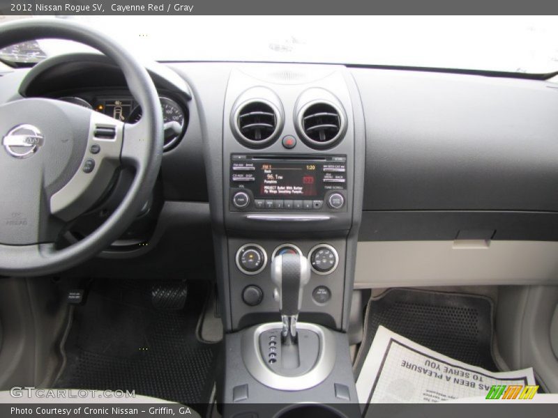 Cayenne Red / Gray 2012 Nissan Rogue SV