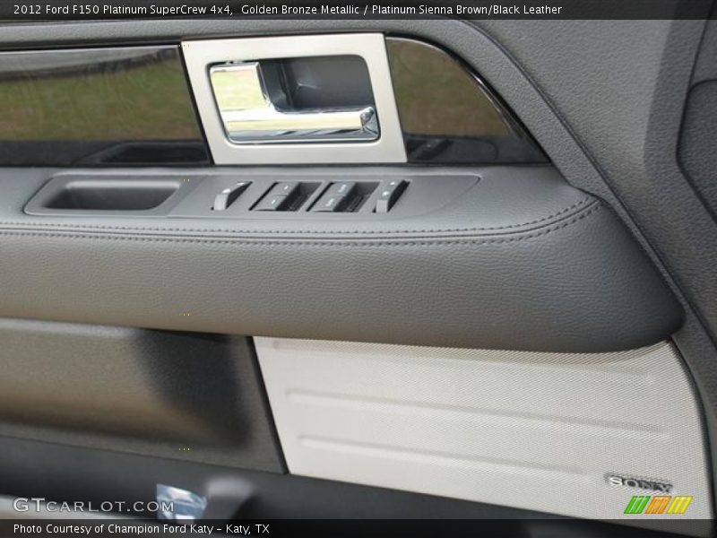 Golden Bronze Metallic / Platinum Sienna Brown/Black Leather 2012 Ford F150 Platinum SuperCrew 4x4