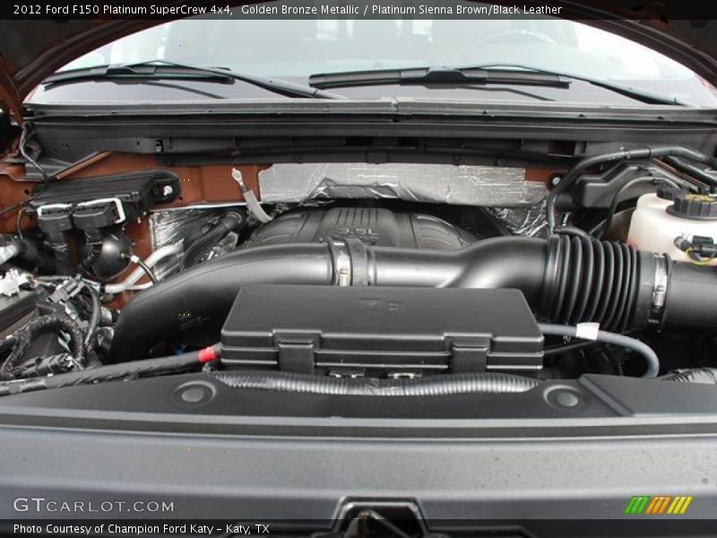 Golden Bronze Metallic / Platinum Sienna Brown/Black Leather 2012 Ford F150 Platinum SuperCrew 4x4