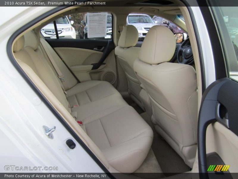 Premium White Pearl / Parchment 2010 Acura TSX Sedan