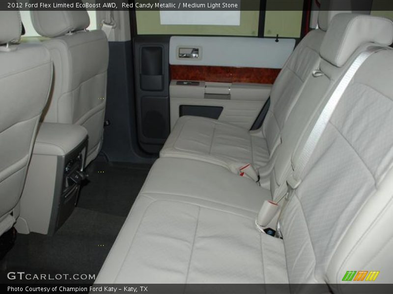 Red Candy Metallic / Medium Light Stone 2012 Ford Flex Limited EcoBoost AWD