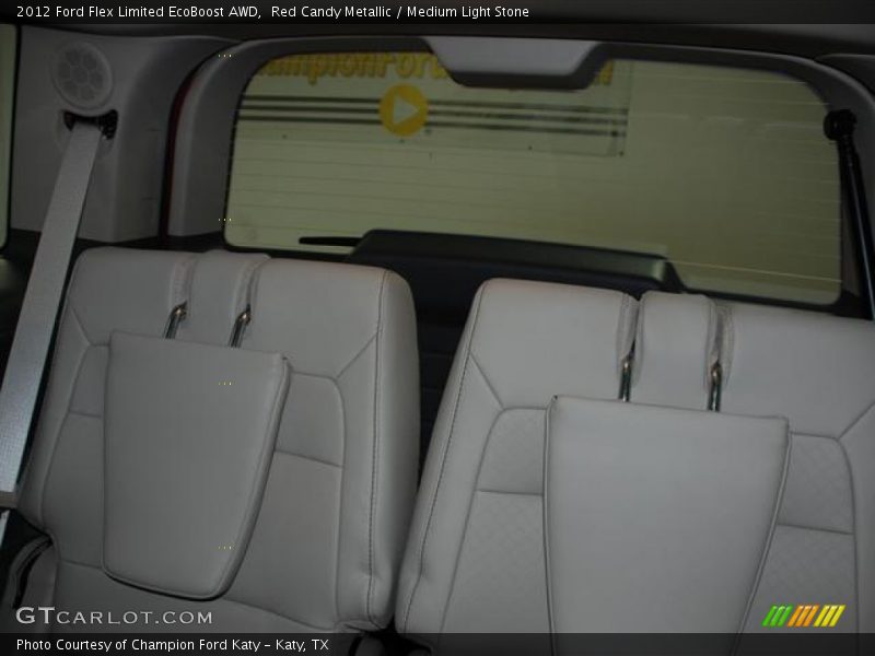 Red Candy Metallic / Medium Light Stone 2012 Ford Flex Limited EcoBoost AWD