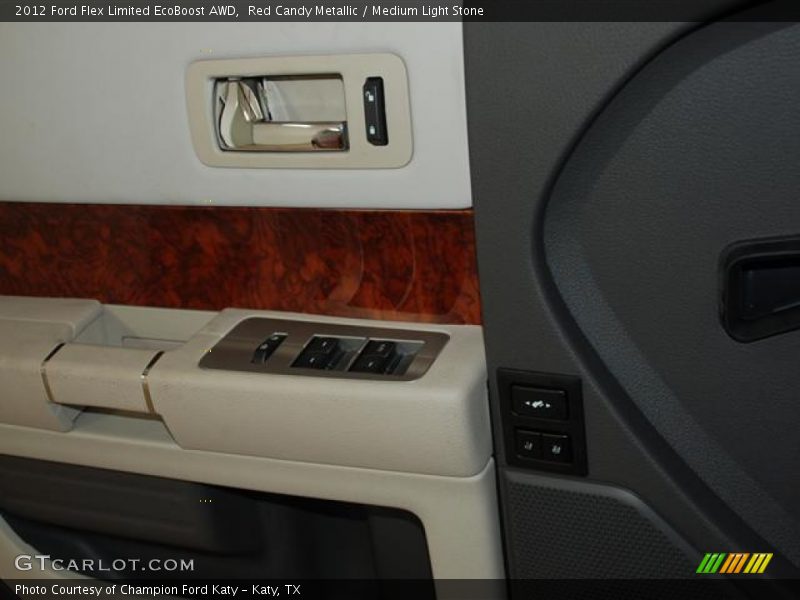 Red Candy Metallic / Medium Light Stone 2012 Ford Flex Limited EcoBoost AWD