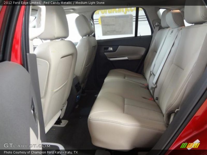 Red Candy Metallic / Medium Light Stone 2012 Ford Edge Limited