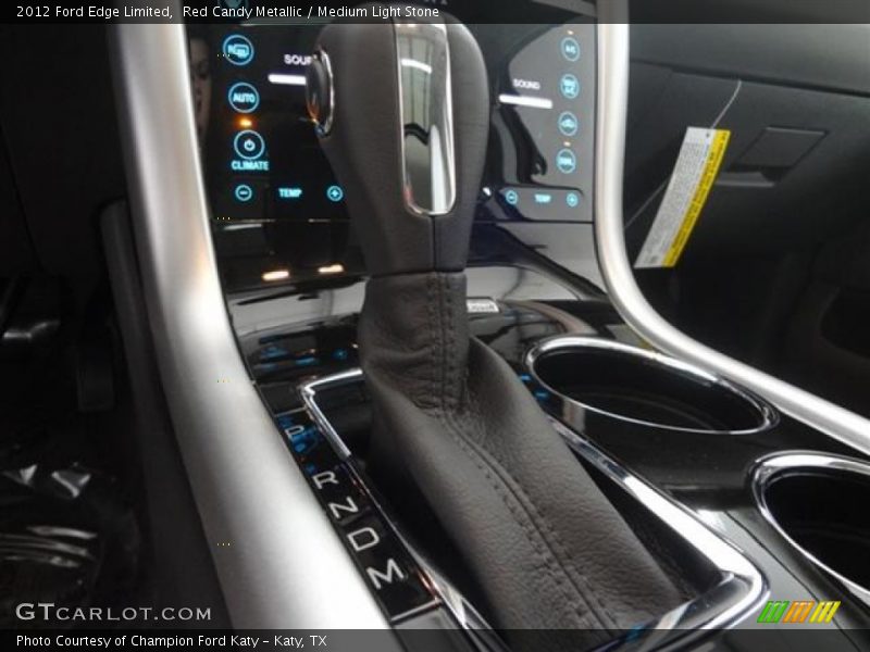 Red Candy Metallic / Medium Light Stone 2012 Ford Edge Limited