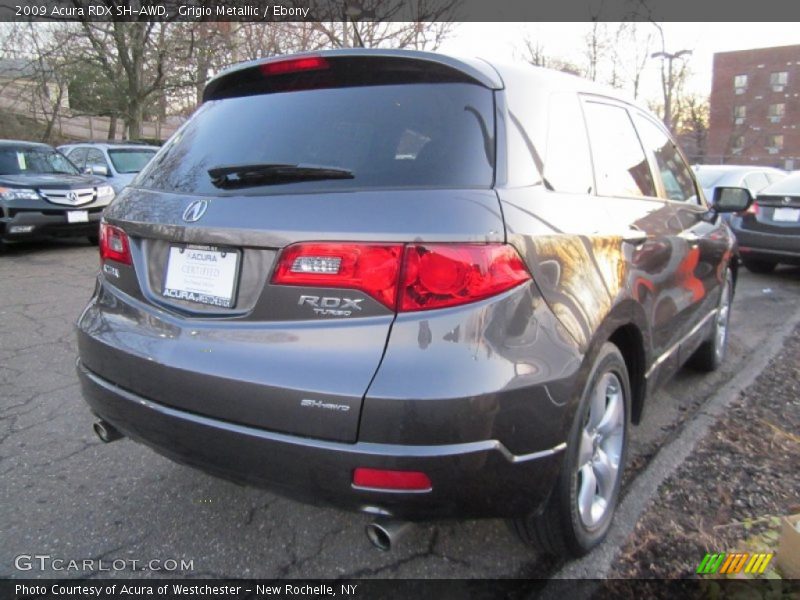 Grigio Metallic / Ebony 2009 Acura RDX SH-AWD