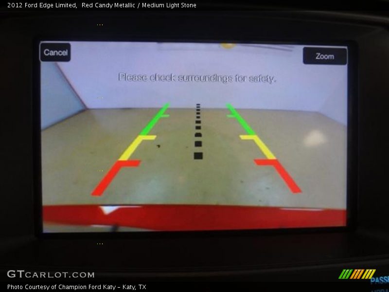 Red Candy Metallic / Medium Light Stone 2012 Ford Edge Limited