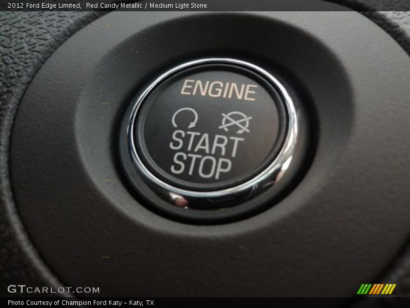 Red Candy Metallic / Medium Light Stone 2012 Ford Edge Limited