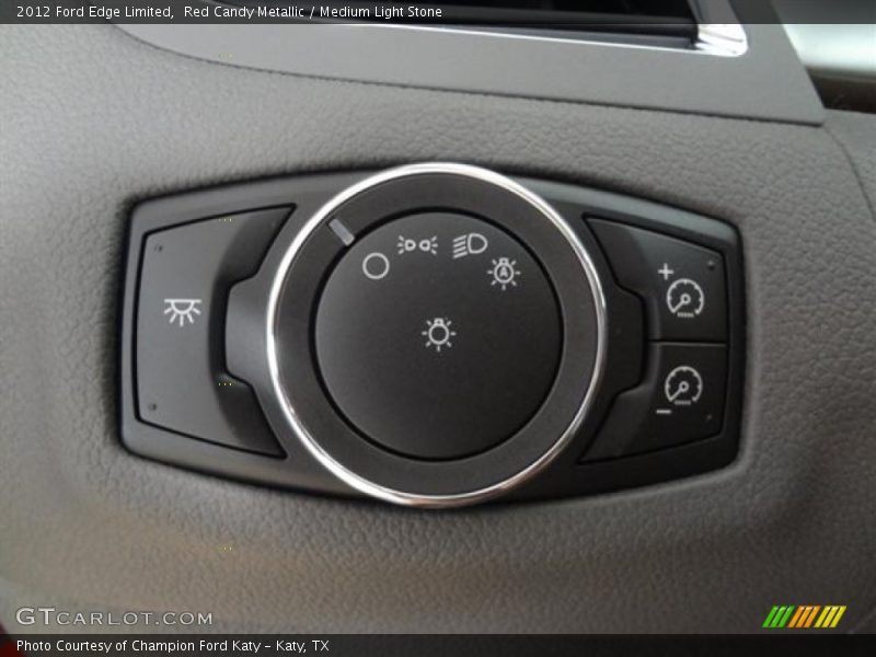 Red Candy Metallic / Medium Light Stone 2012 Ford Edge Limited