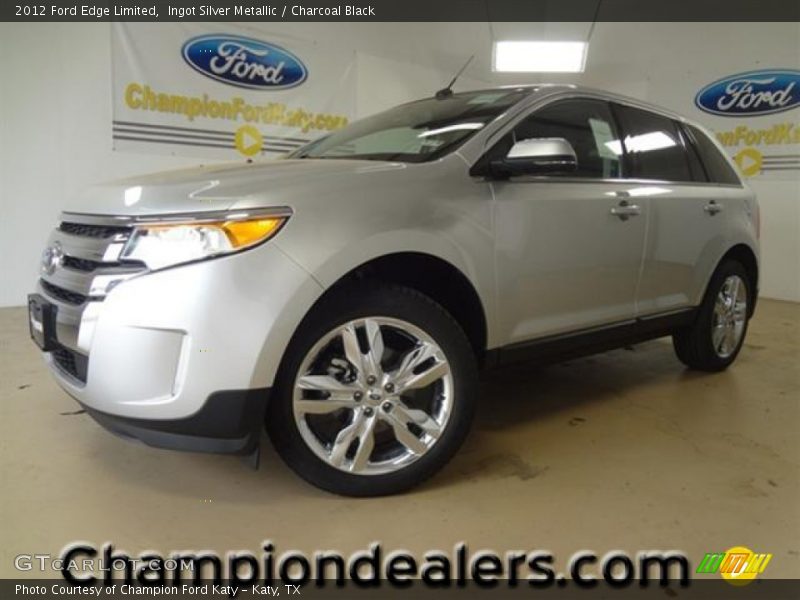 Ingot Silver Metallic / Charcoal Black 2012 Ford Edge Limited