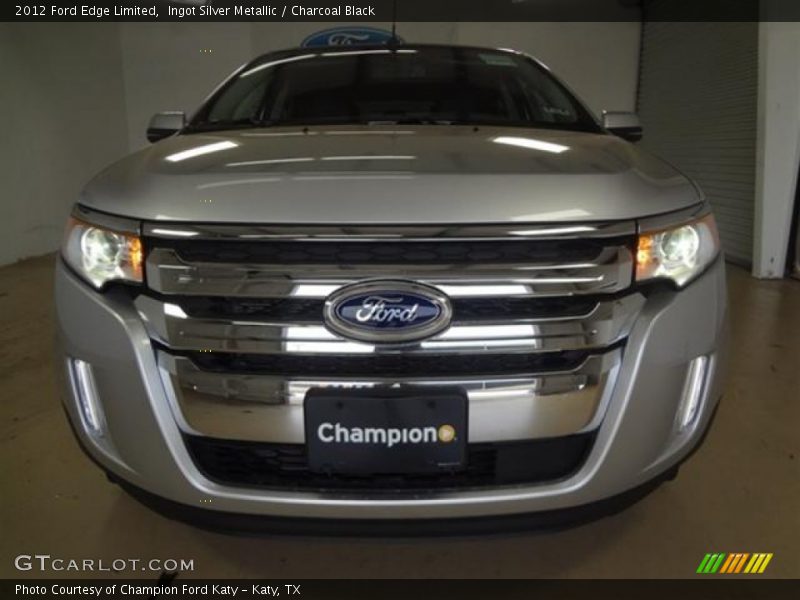 Ingot Silver Metallic / Charcoal Black 2012 Ford Edge Limited