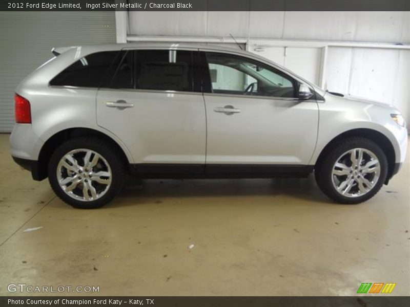 Ingot Silver Metallic / Charcoal Black 2012 Ford Edge Limited