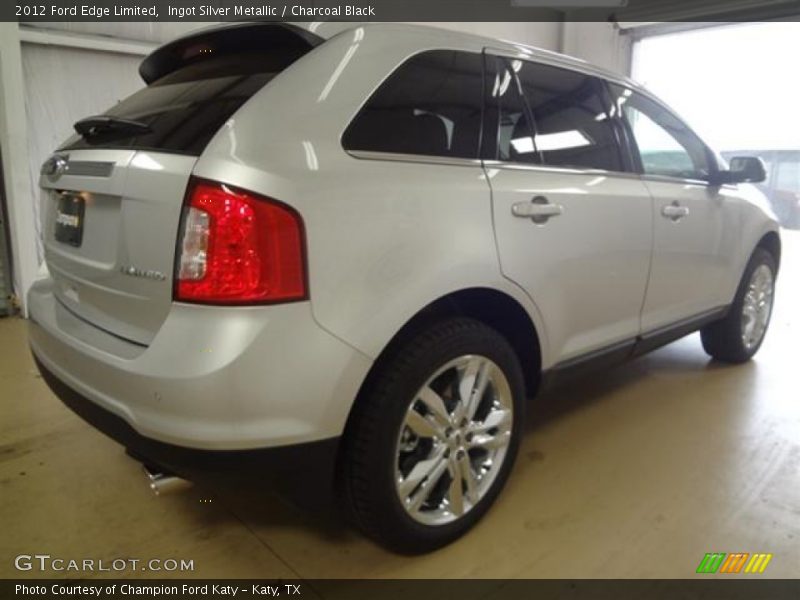 Ingot Silver Metallic / Charcoal Black 2012 Ford Edge Limited