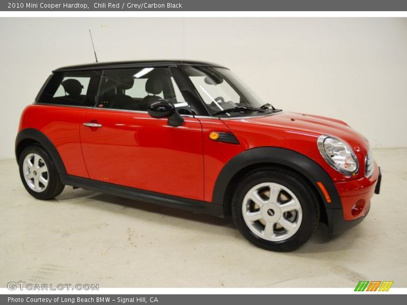 Chili Red / Grey/Carbon Black 2010 Mini Cooper Hardtop
