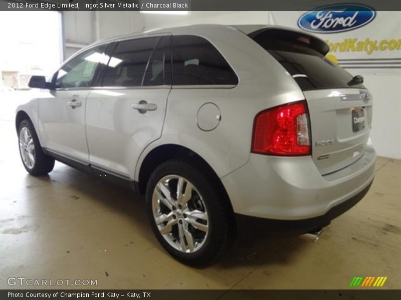 Ingot Silver Metallic / Charcoal Black 2012 Ford Edge Limited
