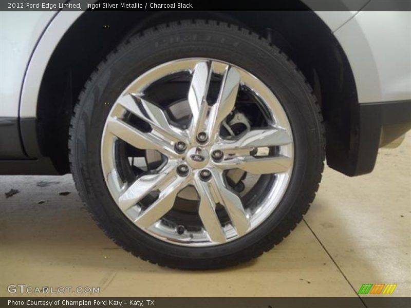 Ingot Silver Metallic / Charcoal Black 2012 Ford Edge Limited