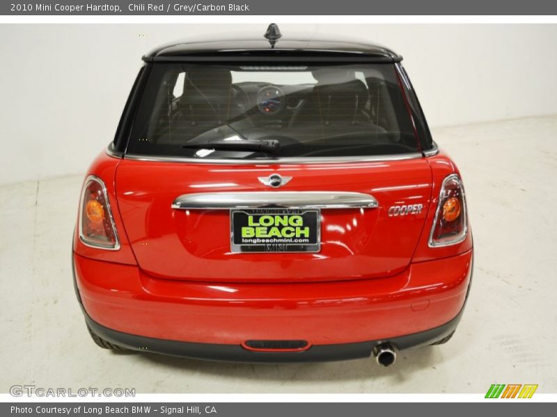 Chili Red / Grey/Carbon Black 2010 Mini Cooper Hardtop