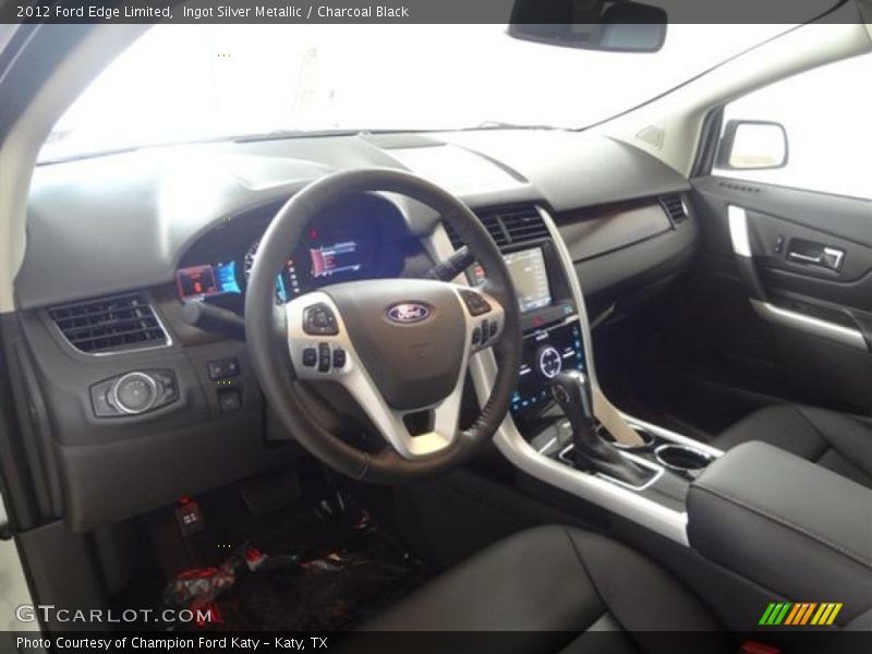 Ingot Silver Metallic / Charcoal Black 2012 Ford Edge Limited