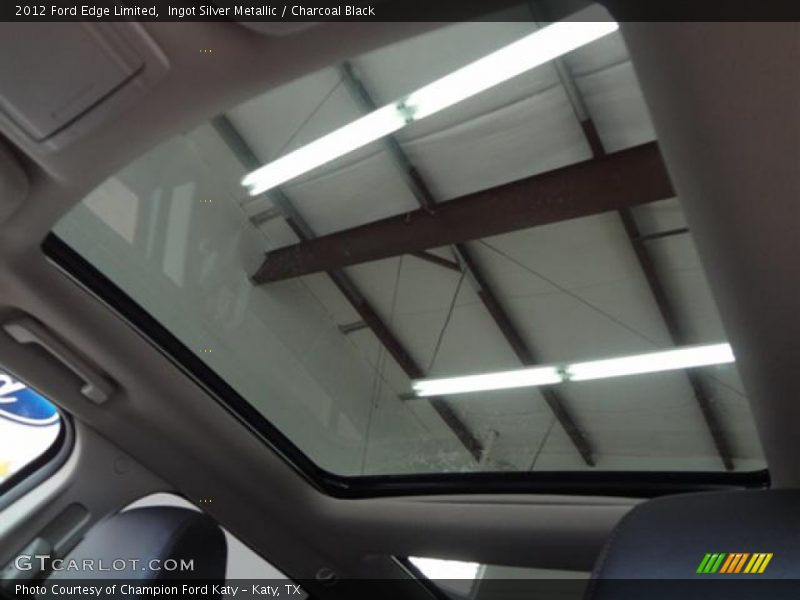 Ingot Silver Metallic / Charcoal Black 2012 Ford Edge Limited
