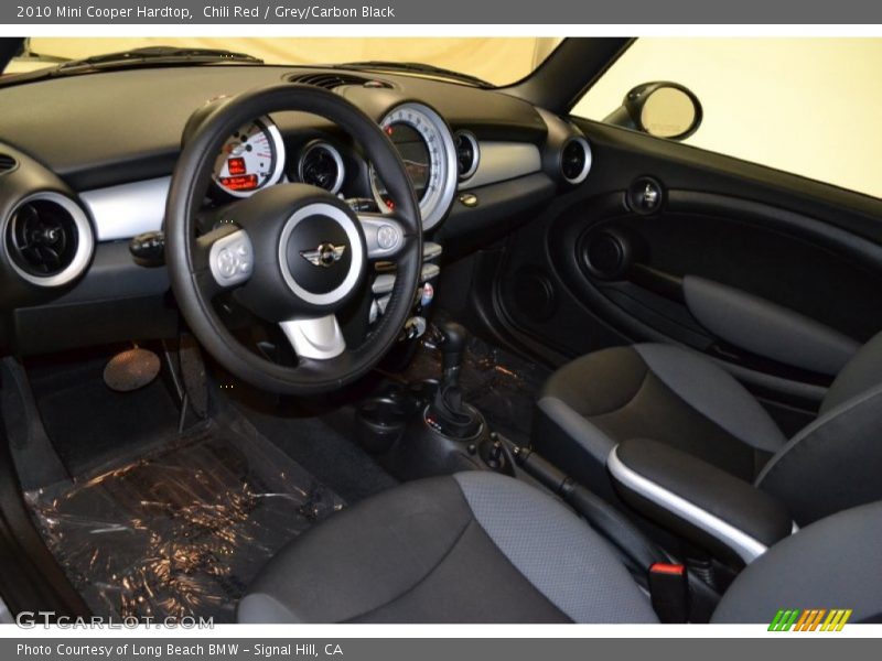 Chili Red / Grey/Carbon Black 2010 Mini Cooper Hardtop