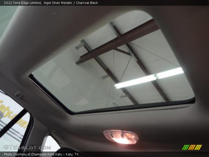 Ingot Silver Metallic / Charcoal Black 2012 Ford Edge Limited