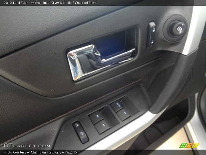 Ingot Silver Metallic / Charcoal Black 2012 Ford Edge Limited