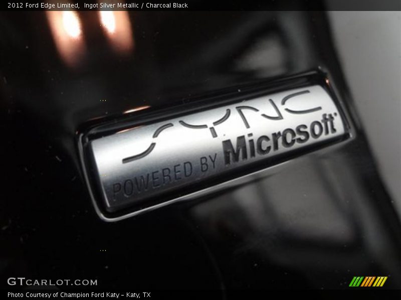 Ingot Silver Metallic / Charcoal Black 2012 Ford Edge Limited