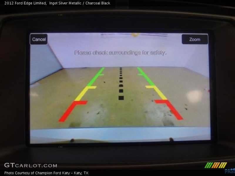 Ingot Silver Metallic / Charcoal Black 2012 Ford Edge Limited