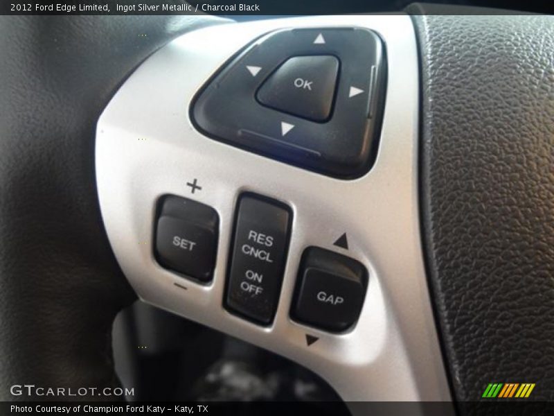 Ingot Silver Metallic / Charcoal Black 2012 Ford Edge Limited