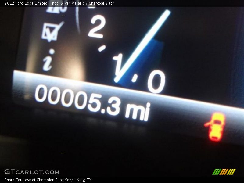 Ingot Silver Metallic / Charcoal Black 2012 Ford Edge Limited