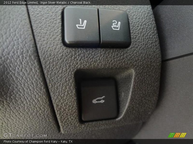 Ingot Silver Metallic / Charcoal Black 2012 Ford Edge Limited
