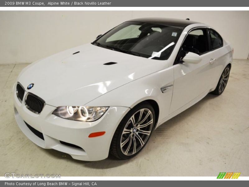 Alpine White / Black Novillo Leather 2009 BMW M3 Coupe