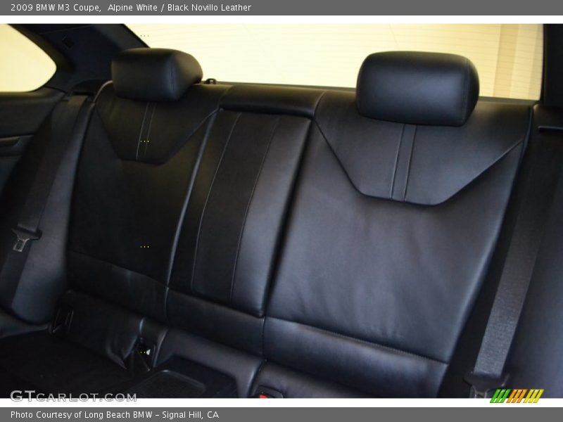 Alpine White / Black Novillo Leather 2009 BMW M3 Coupe