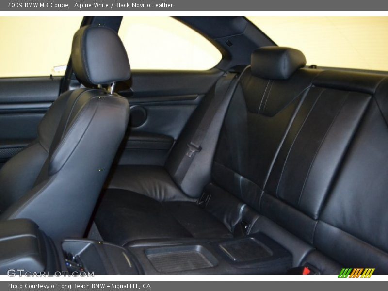 Alpine White / Black Novillo Leather 2009 BMW M3 Coupe