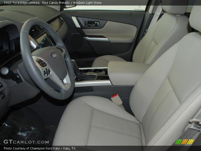 Red Candy Metallic / Medium Light Stone 2012 Ford Edge Limited