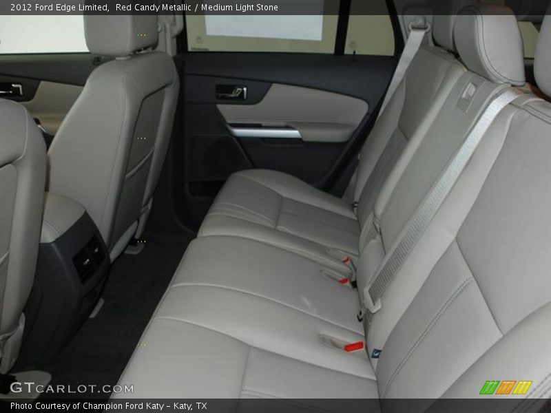Red Candy Metallic / Medium Light Stone 2012 Ford Edge Limited
